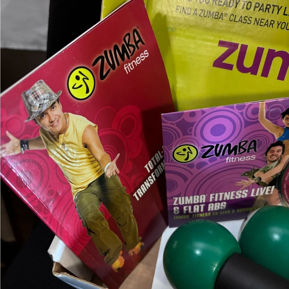 Zumba Fitness Orange and Pink Party Cardio DVD Set